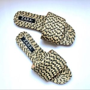 ZARA flat sandals